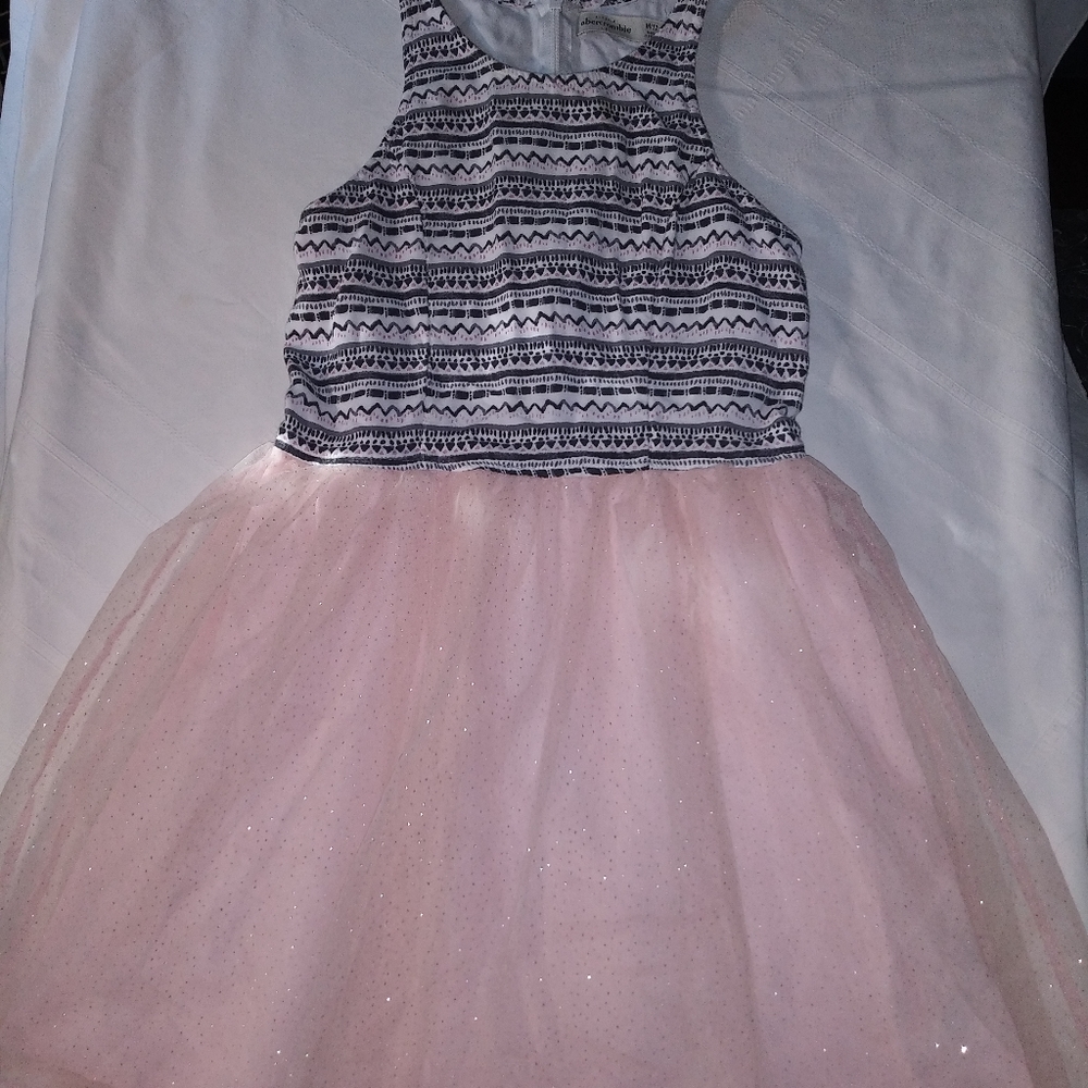 Girls sparkle Abercrombie tutu dress sz 12 medium